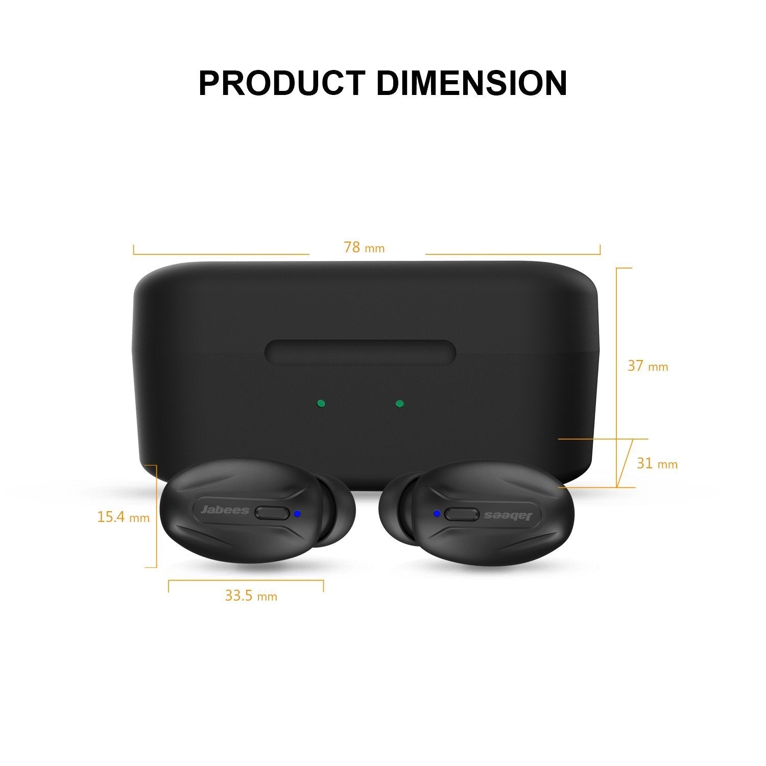 Beeing - The Cutting-Edge True Wireless Earbuds w/ Qi-Enable Wireless Charg Case